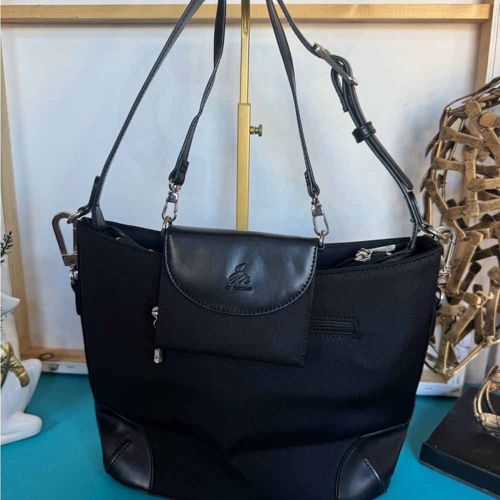 Joy Mangano Classic Black  Bag - Picture 7 of 11